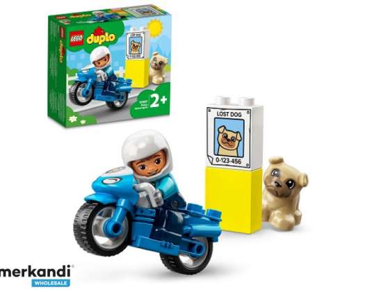 LEGO DUPLO police motorcycle, construction toy - 10967