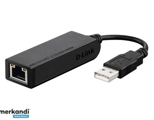 D-Link Wired - USB - Ethernet - 100 Mbps - Black DUB-E100