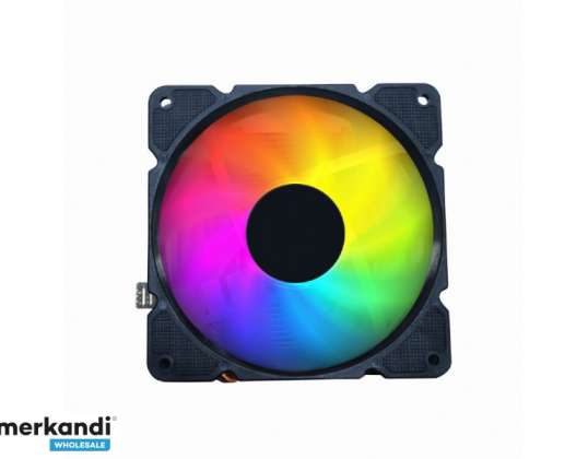 Gembird CPU cooling fan Huracan 12cm 100W LED 4 pin CPU-HURACAN-ARGB-X140