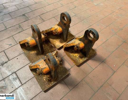 Auction: Lot of Heavy Duty Tin Claws (4 pieces) - (PFEIFER-RENFROE, H / 121675)