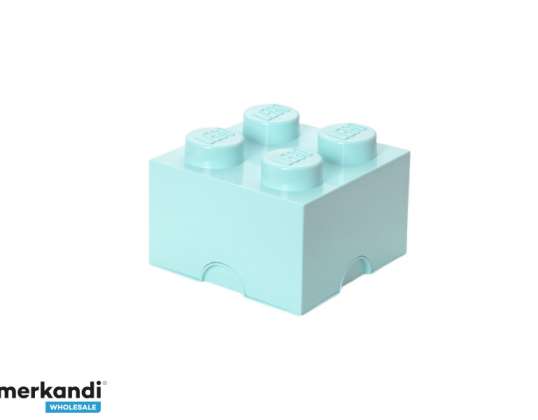 LEGO oppbevaringsklosser 4 AQUA BLUE (40051742)