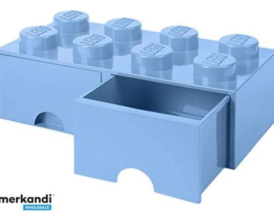 Ящик для хранения кубиков LEGO 8 СВЕТЛО-ГОЛУБОЙ (40061736)