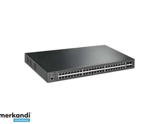 TP LINK 52 porturi Gigabit și 4 porturi 10GE SFP L2 Managed Switch TL SG3452XP