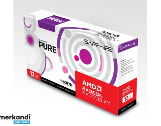 Sapphire Pure AMD Radeon RX 7700 XT 12GB GDDR6 HDMI DP 11335 03 20G