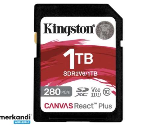 Kingston 1TB plátno React Plus SDXC SDR2V6/1TB