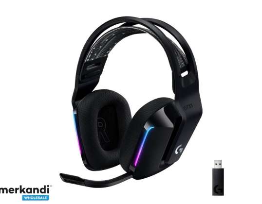 Zestaw słuchawkowy Logitech Lightspeed Gaming Headset G733 czarny 981 000864