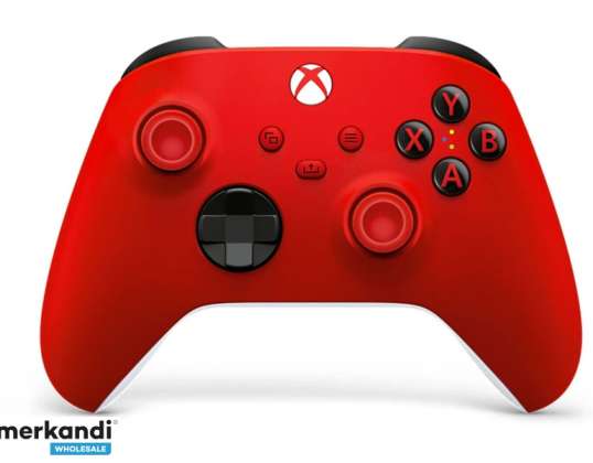 Langaton Microsoft Xbox -ohjain punainen QAU 00012