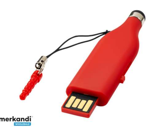 USB FlashDrive 4GB Caneta Stylus Vermelha 2 em 1