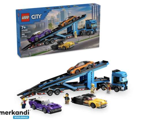 LEGO City autotransportöör koos sportautoga 60408