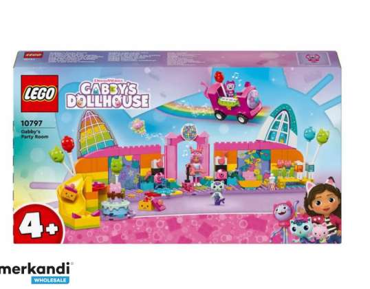 LEGO Domek dla lalek Gabby Sala imprezowa Gabby 10797