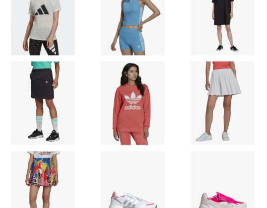 Adidas dametøj og sportssko mix