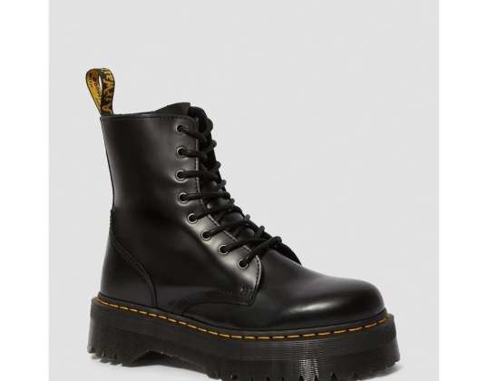 Dr. Martens Jadon Smooth Black Platform - Dames Boots - 15265001