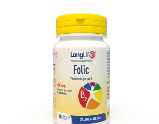 LONGLIFE FOLIC 400MCG 100CPR