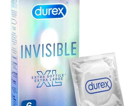 DUREX INVISIBLE XL 6 PIEZAS