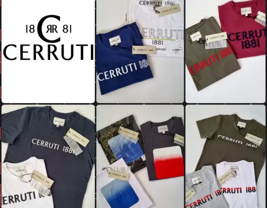 010027 Ponudite svojim strankam moške majice italijanskega podjetja CERRUTI 1881