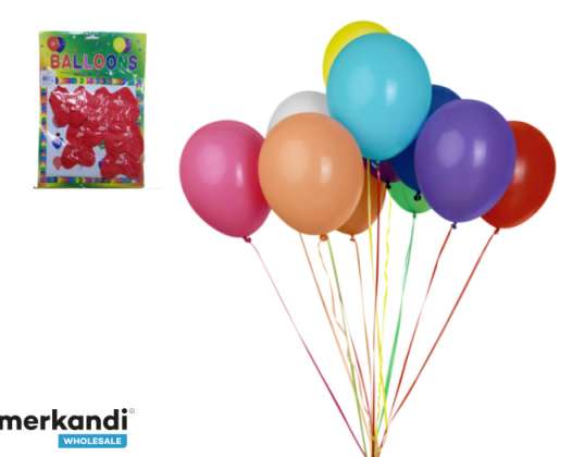 BALLOONS BALLOON ON BLISTER PACK 12 PIECES SET FOR BIRTHDAY