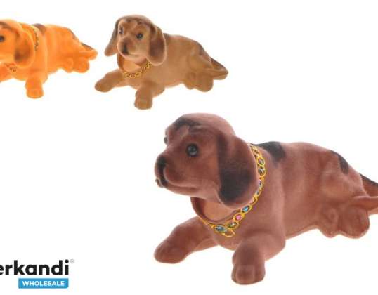 TOY TOYS RETRO DOGS DOGS WITH MOVABLE HEAD 15 X 8 CM ASSORTED COLORS