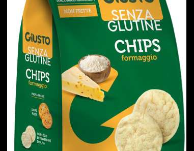 GIUSTO S/G CHIPS AU FROMAGE 40G