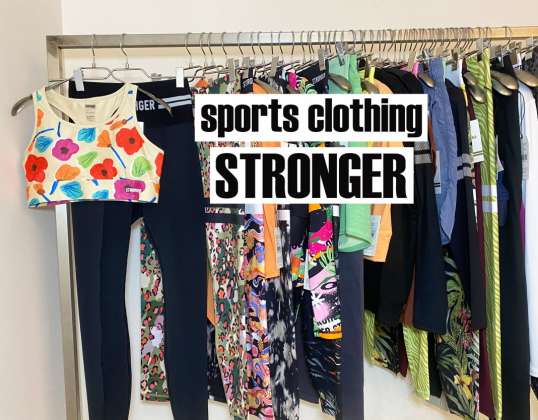 NIEUW AANBOD Zweeds activewear merk STRONGER Sports Clothing Mix