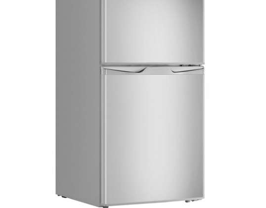 PKM Réfrigérateur-congélateur GK88 IX/ 85 cm de hauteur/Inox-Look/ 84 litres Contenu utile : Réfrigérateur avec 59L &amp; congélateur 25L/ 4*congélateur/ catégorie A