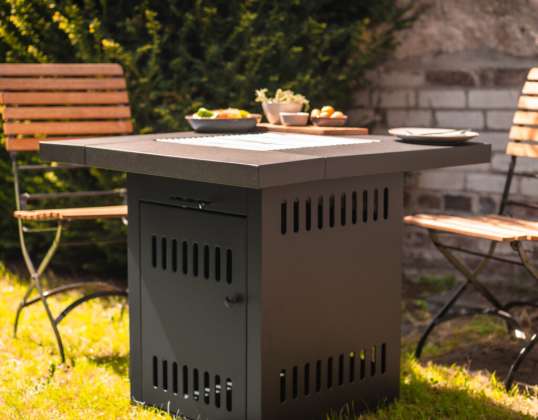 Ambiente Fire Table Cube (Coal)
