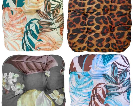 SOFT CUSHIONS FOR DECORATIVE CHAIRS CUSHION MADE OF SPONGE ASSORTED COLOURS 45 X 45