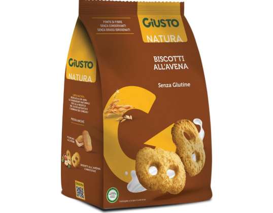 GALLETAS DE AVENA GIUSTO S/G 250G