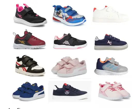 Kids Shoes Lot - Adidas / Puma / Kappa / Reebok ... 155 pairs