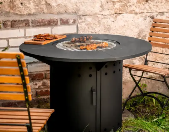 Ambiente fire table round (coal)