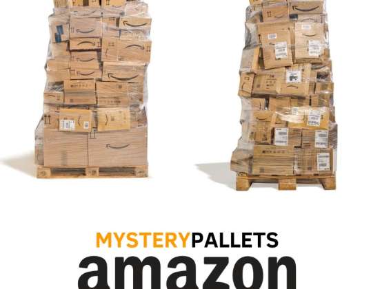 Ukontrollerte paller fra Amazon-varehus - Uåpnede boksreturer
