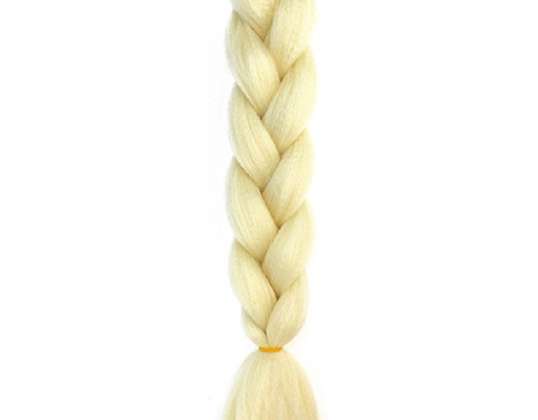 BRITISH Sintetiniai plaukai, spalvingos kasytės, dredai, paryškinimai, 60 CM, šviesūs, XJ4793