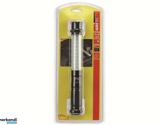 UNITEC LED Work Light 16+8 LED Laser Pointer Pen