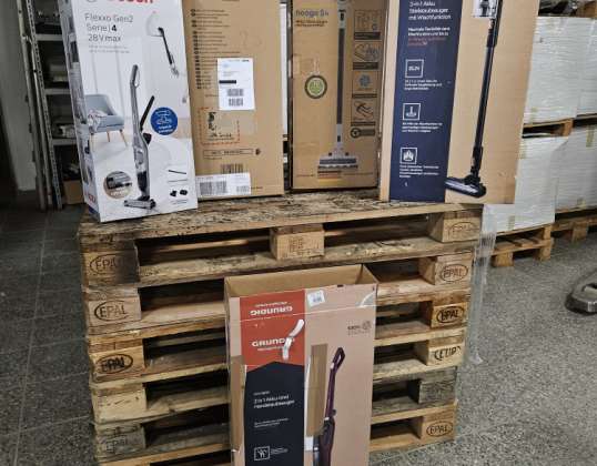 Household Appliances, Netbooks, Garden Decoration, Vacuum Cleaner, Coffee Machine, Toster, Very Good B-Stock, Special Items Remaining Stock, Branded Goods