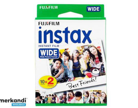 Fujifilm Instax Wide Film 2x10 Ark Instant Film 4547410173772