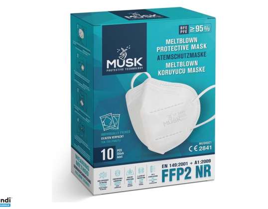 WITTE MUSK FFP2 MASKER 10ST