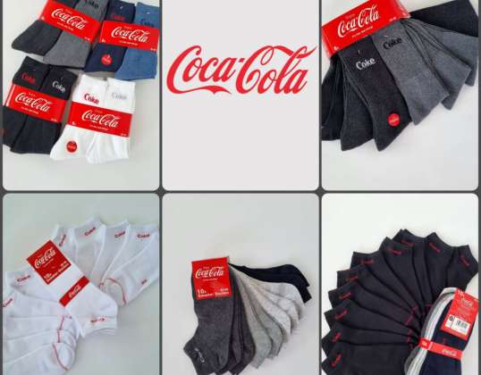 070044 Coca-Cola socks for men. Price - 5.90 euros for 1 pack of 8 and 10 pieces!!