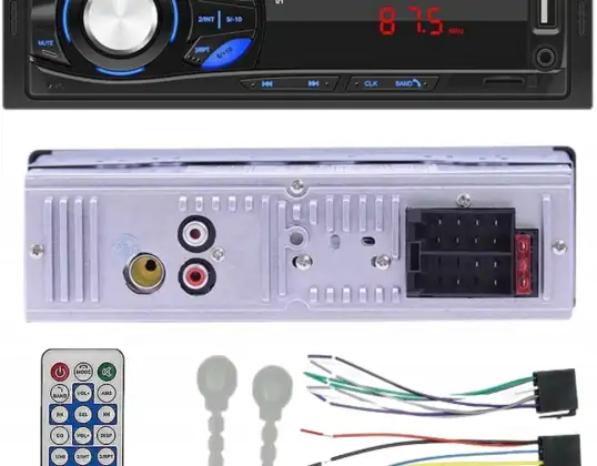BLUETOOTH-AUTORADIO USB MP3-MIKROFONI SD-KORTINLUKIJALLA