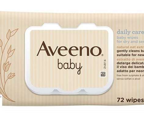AVEENO BABY WIPES 72PCS