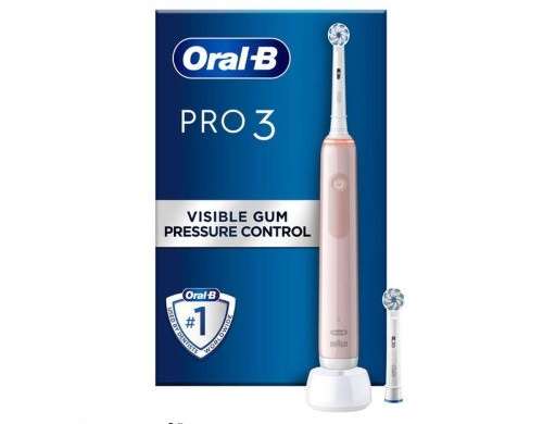Oral B Elektrikli Diş Fırçası Cross Action Pro3 3400N Pembe AB