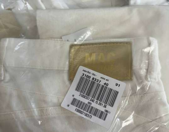 Women's jeans MAC 9,50€/pair, mixed goods, pallet goods, clothing, remaining stock special items