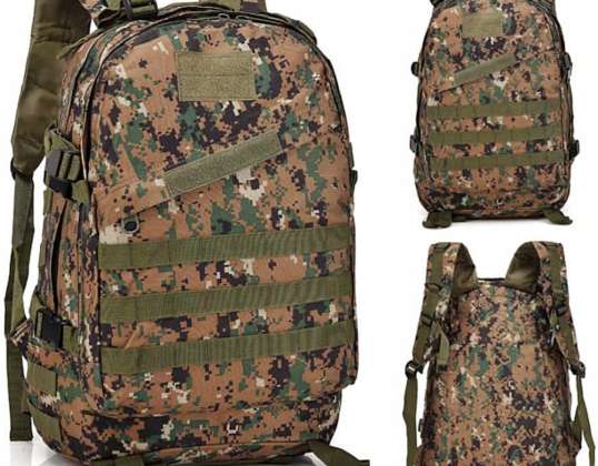 TACTICAL BACKPACK MILITARY TOURIST MILITARY SURVIVAL TRIP