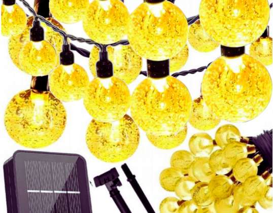 GUIRLANDE SOLAIRE DE JARDIN SOLAIRE LAMPES DE JARDIN SOLAIRES D’EXTÉRIEUR 50 LED