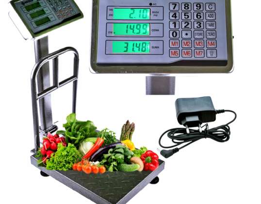 INDUSTRIAL ELECTRONIC STORE SCALE 300KG LCD FOLDABLE