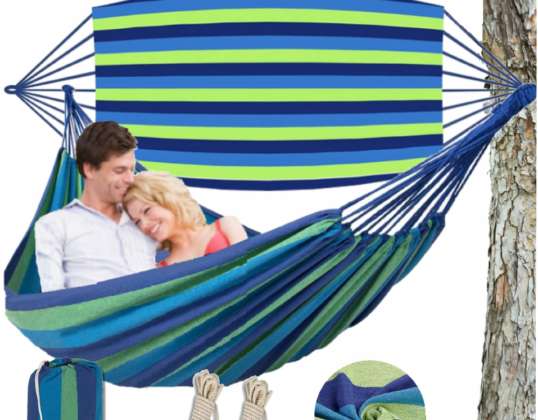 GARDEN HAMMOCK 2 PERSON TERRACE DOUBLE TOURIST LARGE STRONG