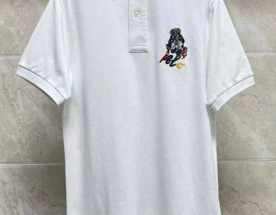 Ralph Lauren Bear camisa polo masculina, tamanhos: S, M, L, XL, XXL