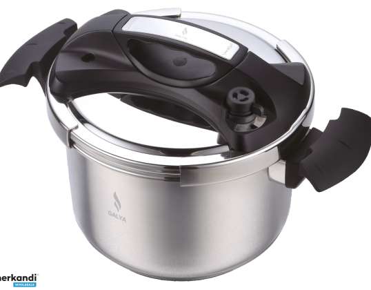 Turbo Cooker - 5L Stainless Steel Pressure Cooker - Galya and Choumicha