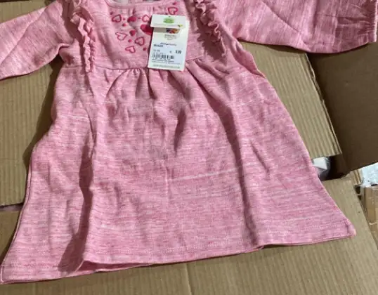 Ernstings família! Vestido de criança rosa