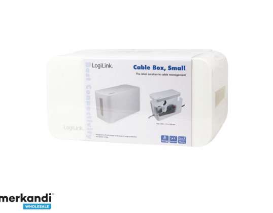 LogiLink KAB0061   Cable box   Plastic   White KAB0061