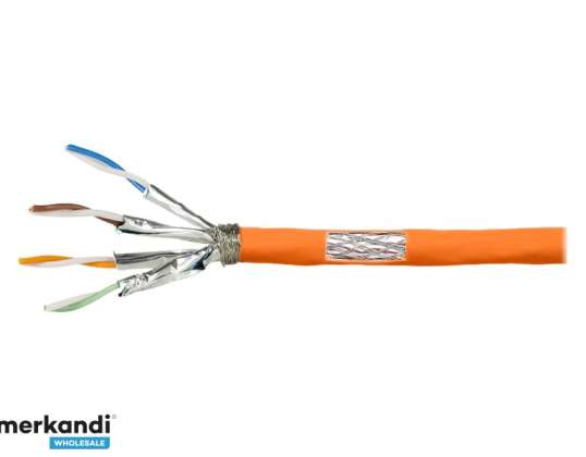 LogiLink plākstera kabeļa uzstādīšanas kabelis CAT7a S / FTP 100m 1000Mhz CPV0060