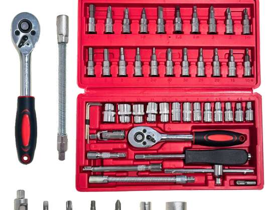 SOCKET WRENCH TOOL SET SOCKET WRENCHES 46 PIECES LARGE TORX